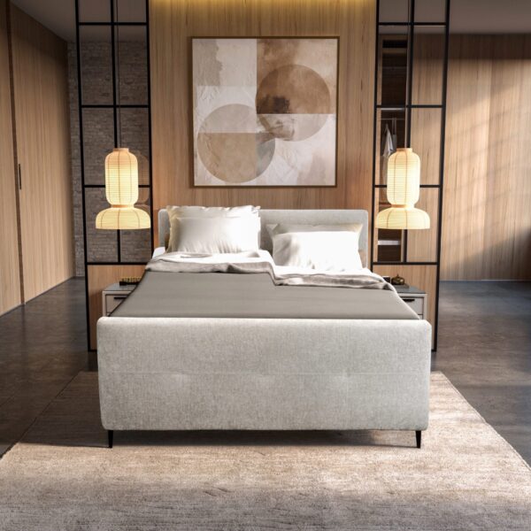 Moderne slaapkamer met bed