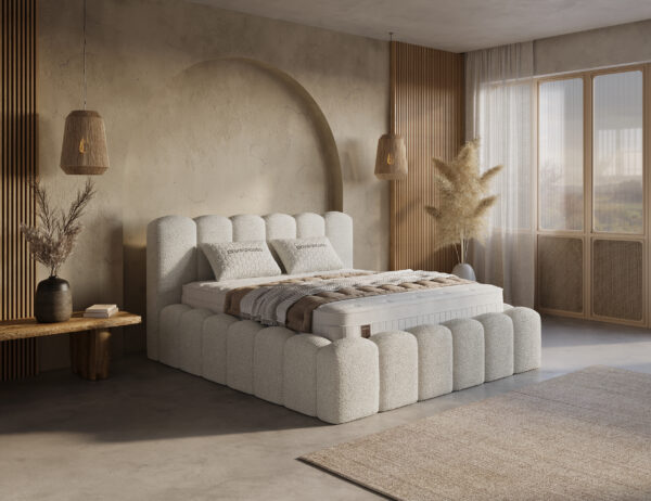 Opbergbed boxspring Yazz Beige