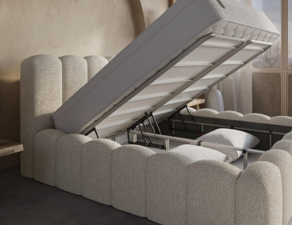 Opbergbed boxspring Yazz Beige