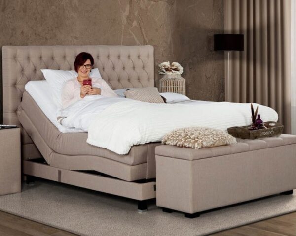 Caresse Platinum 9800 elektrische boxspring bij Bedadviseur Zoetermeer