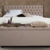 Gecapitonneerd hoofdbord van de Caresse Platinum 9800 elektrische boxspring