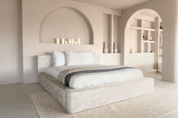 Adore Element bedframe – Pearl Beige