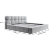 Adore Houston bedframe – Grijs