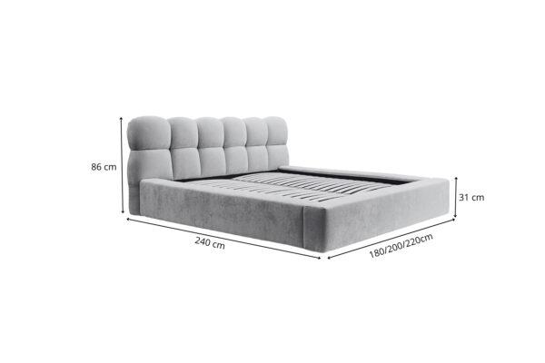 Adore Houston bedframe – Grijs