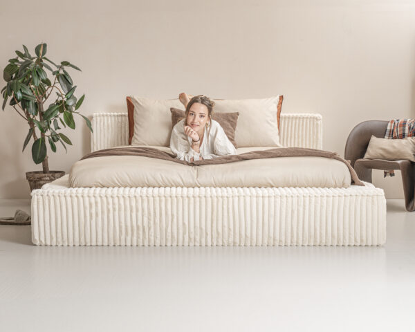 Adore Melody bedframe – Pearl Beige