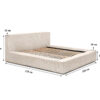 Adore Melody bedframe – Pearl Beige