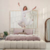 Adore Ruby bedframe – Bouclé Beige
