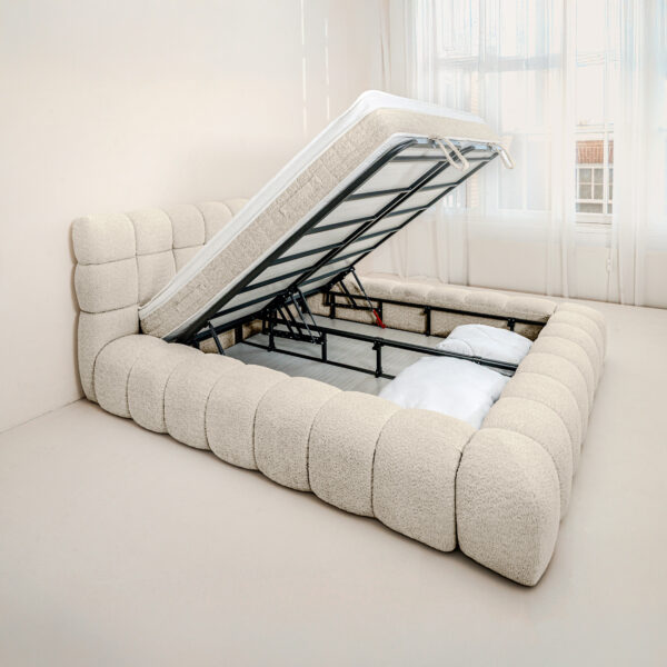 Adore Ruby bedframe – Bouclé Beige