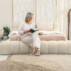 Adore Ruby bedframe – Bouclé Beige