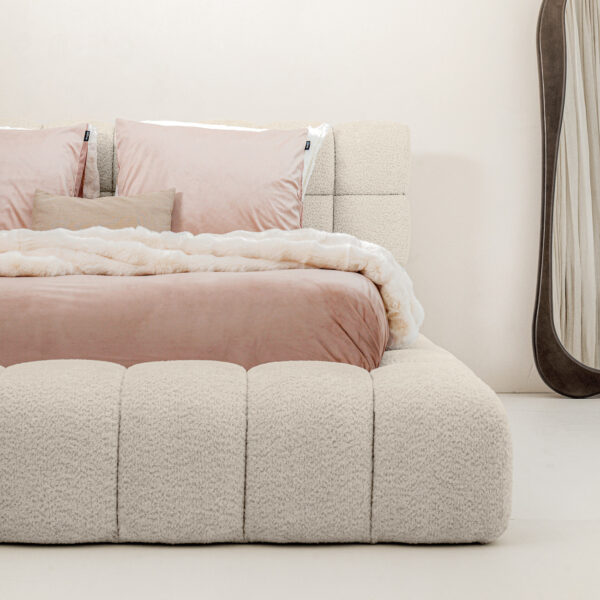 Adore Ruby bedframe – Bouclé Beige