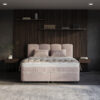 Opbergboxspring Pijnacker – Taupe – afbeelding 3