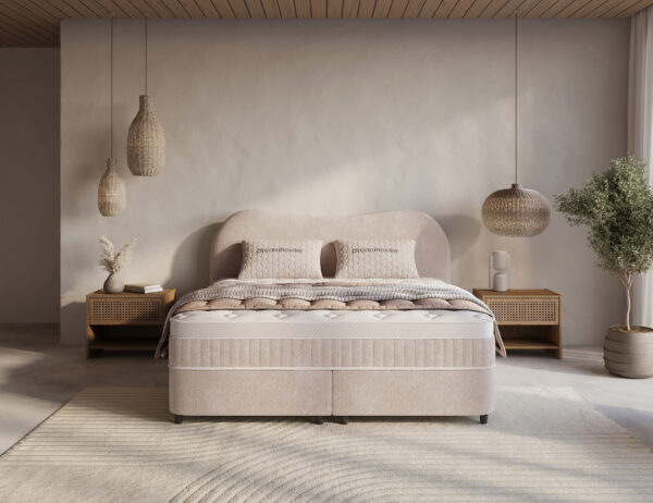 Opbergboxspring Bleiswijk – Beige – afbeelding 3