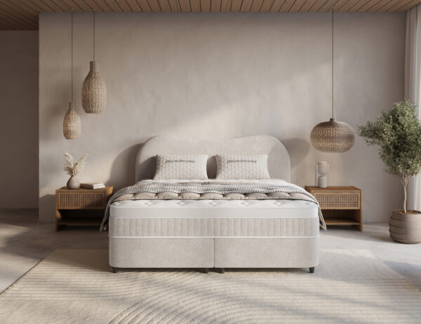 Opbergboxspring Bleiswijk – Off White – afbeelding 3