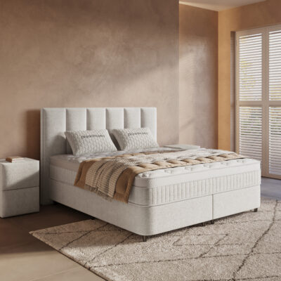 Opbergboxspring Zoetermeer – Beige – afbeelding 1