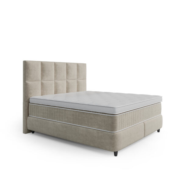 Opbergboxspring Benthuizen – Velvet Beige – afbeelding 4 Opbergboxspring Benthuizen – Velvet Beige – afbeelding 4