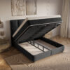 Opbergboxspring Benthuizen – Velvet Zwart – afbeelding 4 Opbergboxspring Benthuizen – Velvet Zwart – afbeelding 4